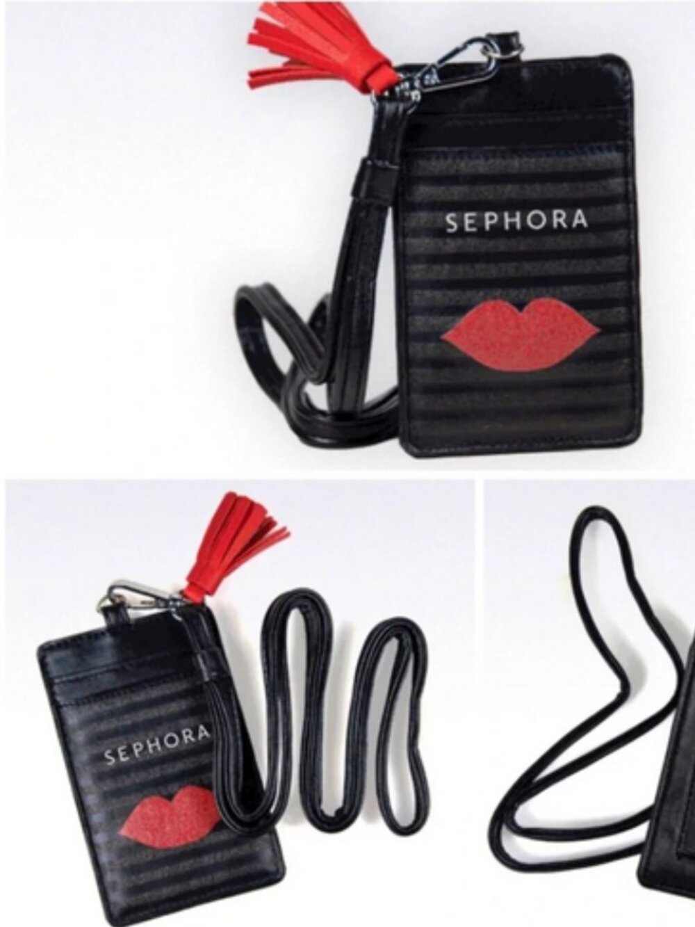 🆕 NWT 👄 Sephora Wearable Lanyard / Card Case